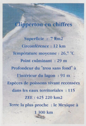 Clipperton en chiffres, 2005