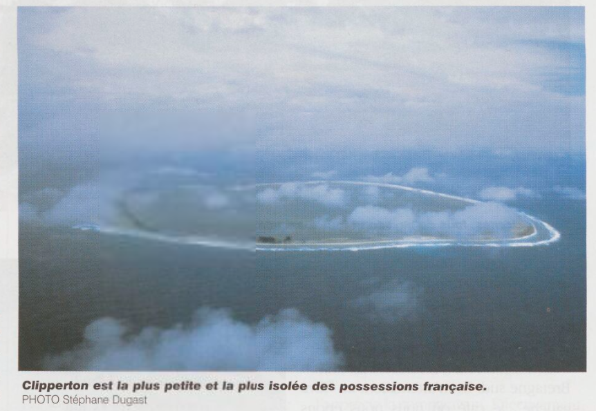 Clipperton, vue aérienne, 2005