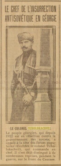 Colonel Tcholokashvili 1924
