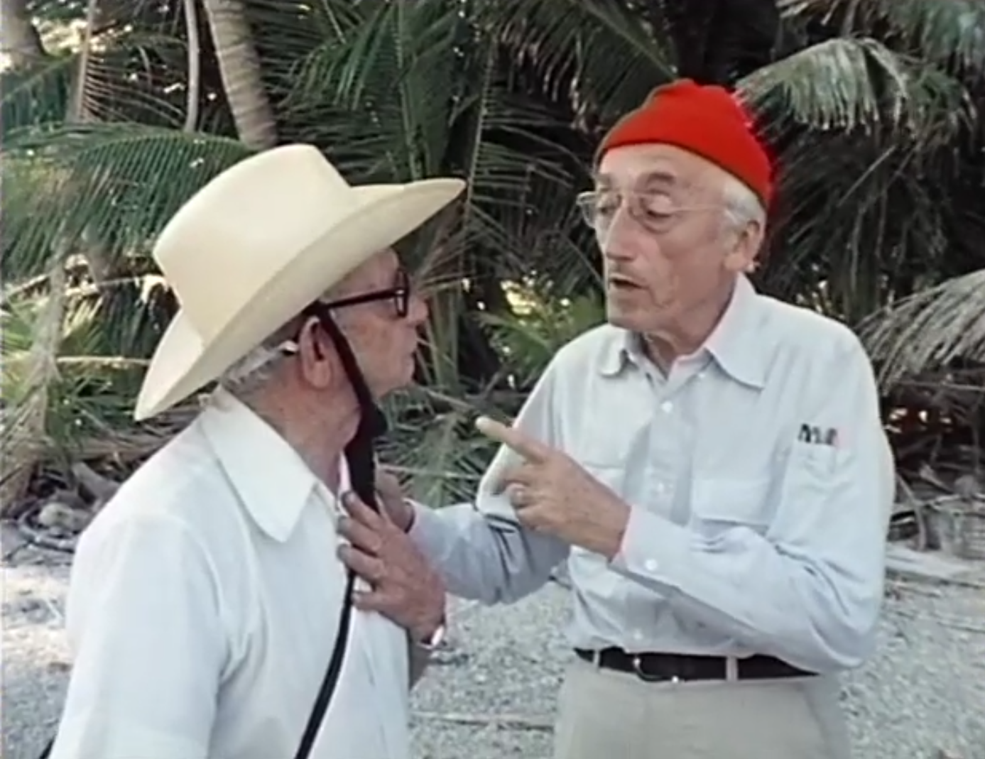 Jacques-Yves Cousteau, fils de Ramon Arnaud, 1980