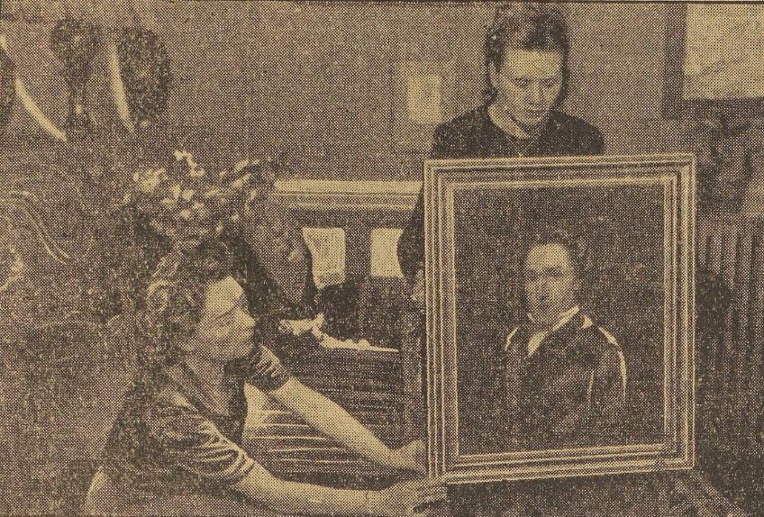 Portrait de Charles Léon présenté par ses descendants, 1946